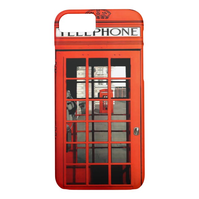 Coques Case-Mate iPhone Cabine de téléphone rouge britannique (Dos)