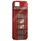 Cabine téléphonique rouge britannique vintage