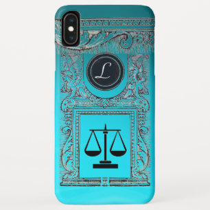 Coques Pour iPhone CABINET JURIDIQUE JUSTICE, AVOCAT Monogramme bleu
