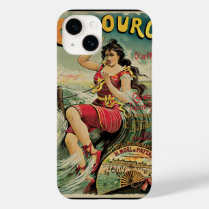 Coque Pour iPhone 14 Cabourg, station balnéaire de France, art de voyag