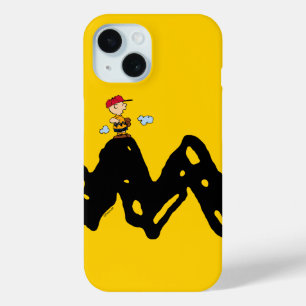 Coque Pour iPhone 15 cacahuètes   Charlie Baseball Brown