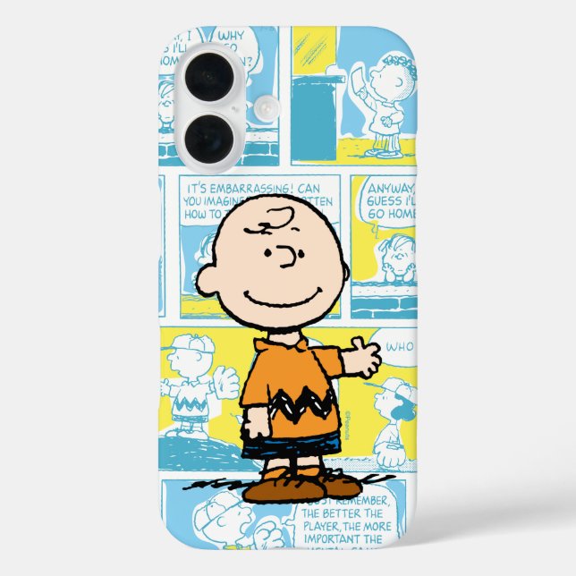 Coques Case-Mate iPhone cacahuètes | Charlie Brown Motif de bande dessinée (Verso)