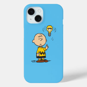 Coque Pour iPhone 15 cacahuètes L'idée de l'ampoule de Charlie Brown