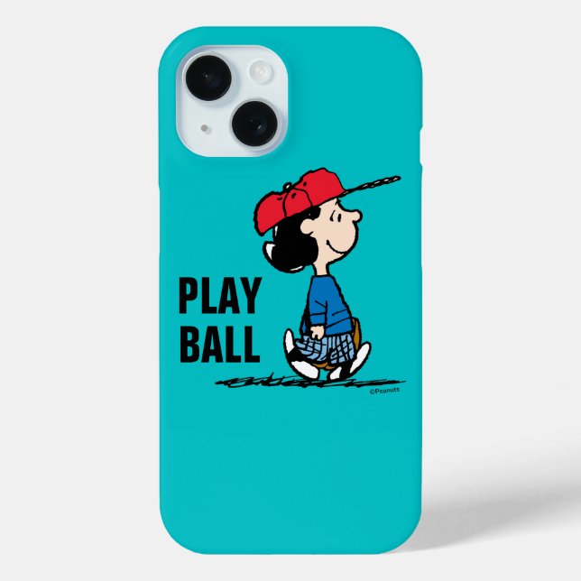 Coques Case-Mate iPhone cacahuètes | Lucy Jouant au baseball (Verso)