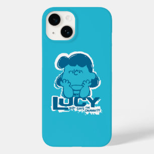 Coque Pour iPhone 14 cacahuètes   Lucy Who Says I'm Crabby? ?