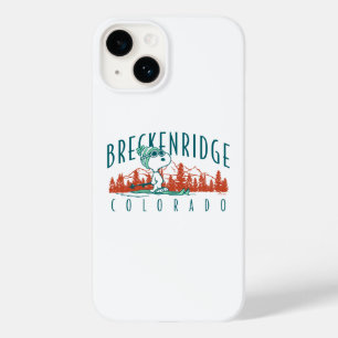 Coque Pour iPhone 14 cacahuètes   Snoopy Breckenridge Colorado