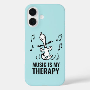Coque Pour iPhone 16 cacahuètes   Snoopy Dancing
