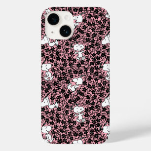 Coque Pour iPhone 14 cacahuètes   Snoopy Flower Vine Motif