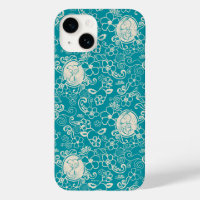 cacahuètes | Snoopy Turquoise Tropical Beach Motif