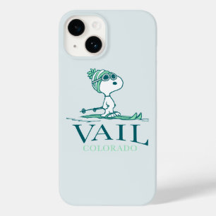 Coque Pour iPhone 14 cacahuètes   Snoopy Vail Colorado