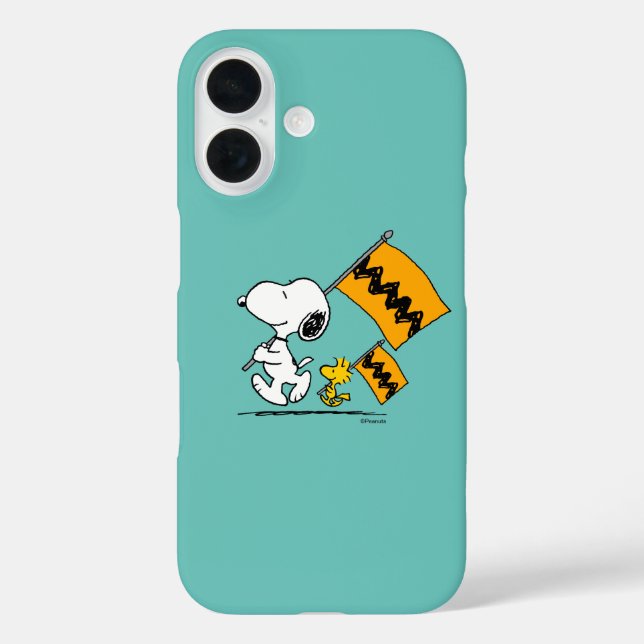 Coques Case-Mate iPhone cacahuètes | Snoopy & Woodstock (Verso)