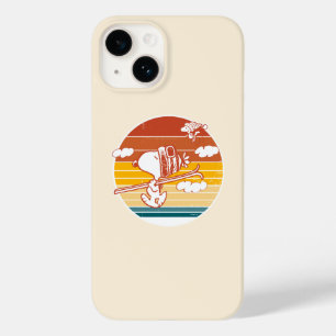 Coque Pour iPhone 14 cacahuètes   Snoopy & Woodstock Ski Trip