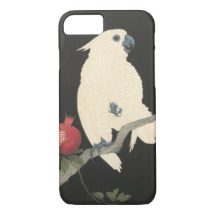 Coque Case-Mate Pour iPhone Cacatoès blanc japonais vintage des beaux-arts  