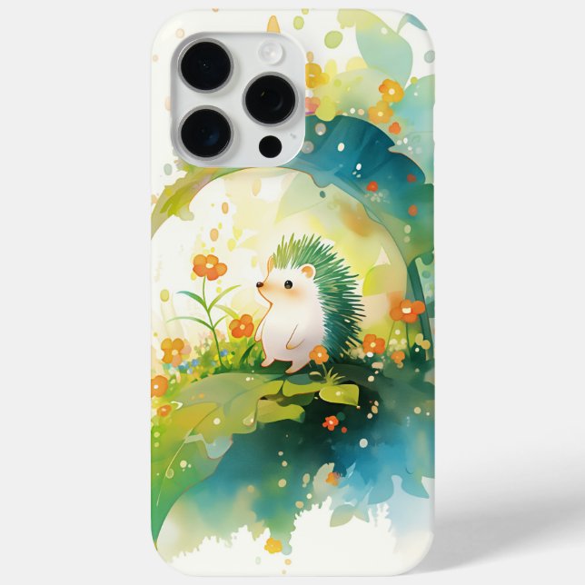 Coques Case-Mate iPhone Cachette de feuilles du hérisson (Verso)