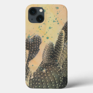 Etui iPhone 13 Cactus du désert   Plat vert