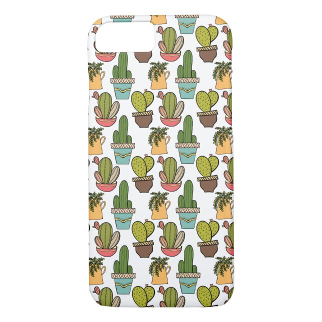 Coques Case-Mate iPhone Cactus Intérieur Et Succulents Dans Les Motifs De  (Dos)