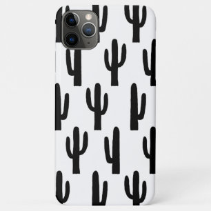 Case-Mate iPhone Case Cactus noir et blanc. Motif cactus moderne