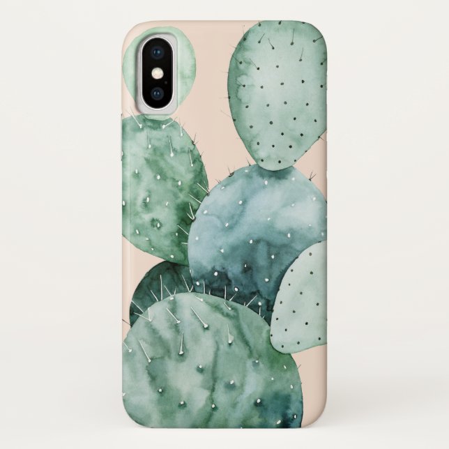 Coques Case-Mate iPhone Cactus sur le corail (Dos)