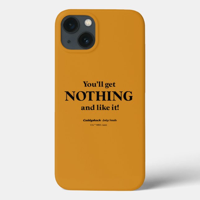 Coques Case-Mate iPhone Caddyshack | Vous n'obtiendrez rien et l'aimez! (Verso)