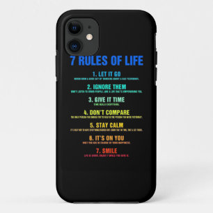Case-Mate iPhone Case Cadeau d'anniversaire 7 Règles de vie