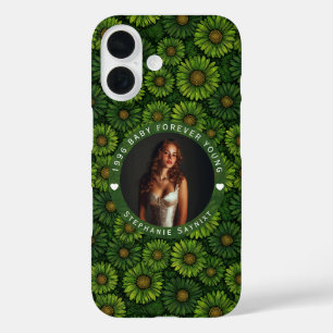 Coque Pour iPhone 16 Cadeau d'anniversaire inspiré de marguerite pour f