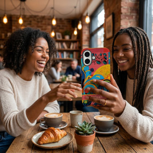 Coque Pour iPhone 16 Cadeau de fête des mères sœurs afro-américaines tr