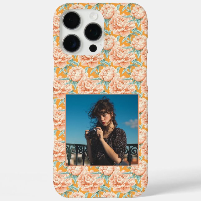 Coques Case-Mate iPhone Cadeau de Mariage Minimaliste Fleurs de Pivoines P (Verso)