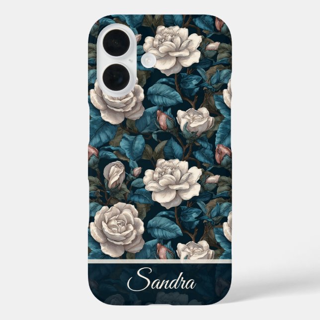 Coques Case-Mate iPhone Cadeau de retraite unique Gardenias Fleurs personn (Verso)