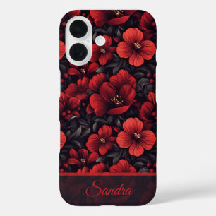 Coque Pour iPhone 16 Cadeau de rose de nom pour filles Edgy