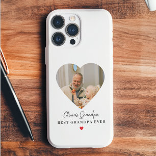 Coques iPhone 16 Pro Cadeau photo personnalisé Best Grandpa Ever