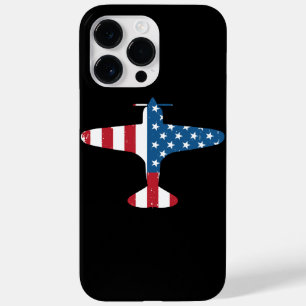 Coque Pour Pour iPhone 14 Pro Max Cadeau pour pilote vétéran d'avion avec drapeau am