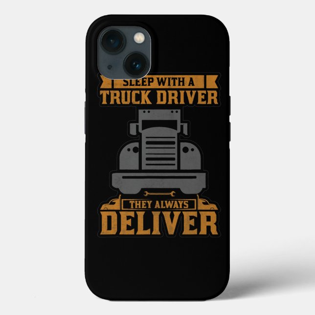 Coques Case-Mate iPhone Cadeaux de conducteur de camion pour hommes Trucke (Verso)