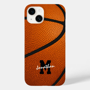 Coque Pour iPhone 14 cadeaux de sport monogrammée basket-ball