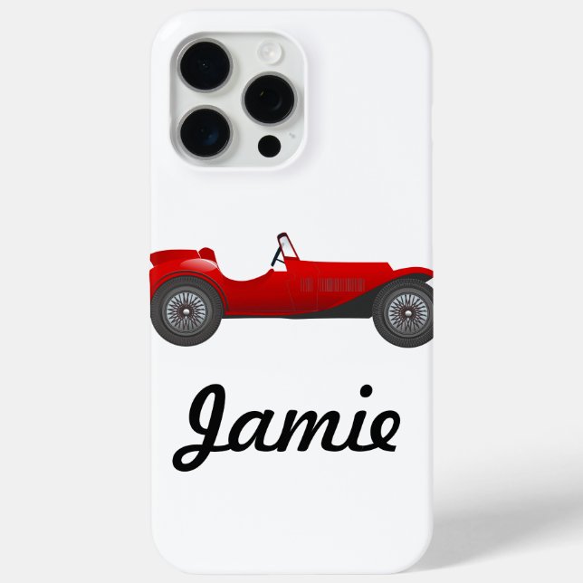 Coques Case-Mate iPhone Cadeaux de voiture classique personnalisés (Verso)