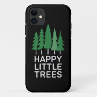 Cadeaux drôles de camping d'arbres peu heureux 
