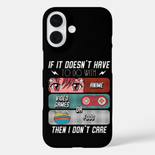 Coque Pour iPhone 16 Cadeaux pour fans d'anime drôles amateurs de nourr