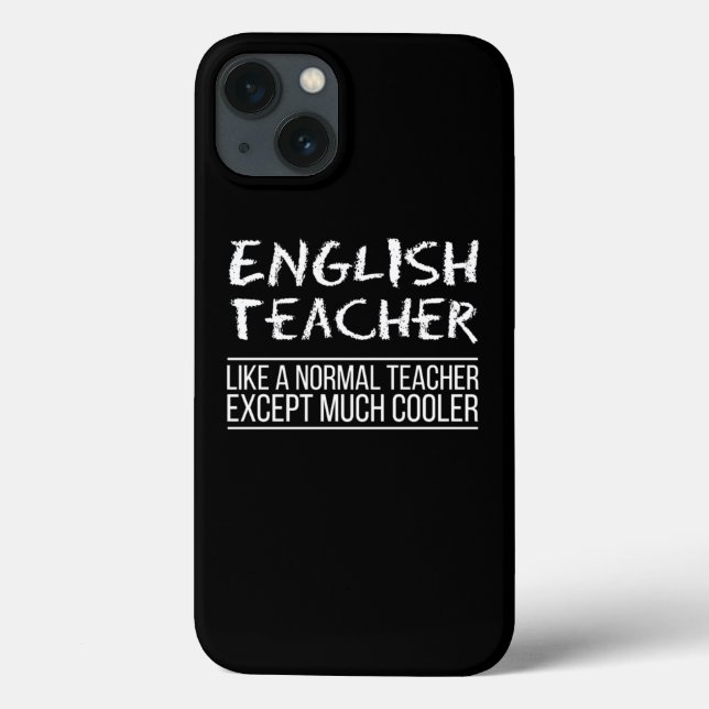 Coques Case-Mate iPhone Cadeaux Pour Les Enseignants Anglais Drôle Comme U (Verso)