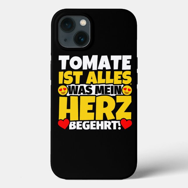 Coques Case-Mate iPhone Cadeaux tomates pour amateurs de tomates (Verso)
