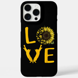 Coques iPhone 16 Pro Max Cadeaux tournesol pour chats pour amateurs de chat