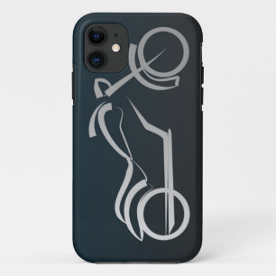 Etui iPhone Case-Mate Cadre argenté noir frais de moto