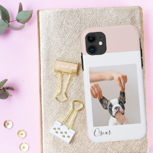 Case-Mate iPhone Case Cadre rose Pastel moderne   Photo personnelle de c