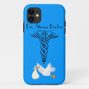 Coques Pour iPhone CADUCÉE de cas du téléphone 5 de MÉDECINS NAME