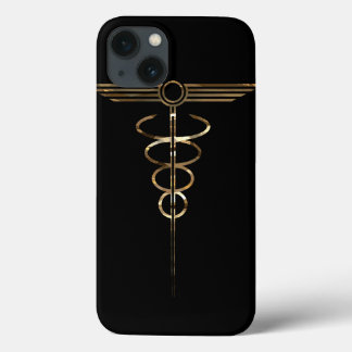 iPhone 13 Coque Caduceus Art Déco