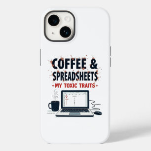 Coque Pour iPhone 14 Café et feuilles de calcul : Mes caractéristiques