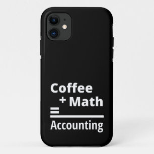 Case-Mate iPhone Case Café + Math = Comptabilité