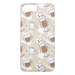 Coque iPhone 7 Plus Café, motif doux