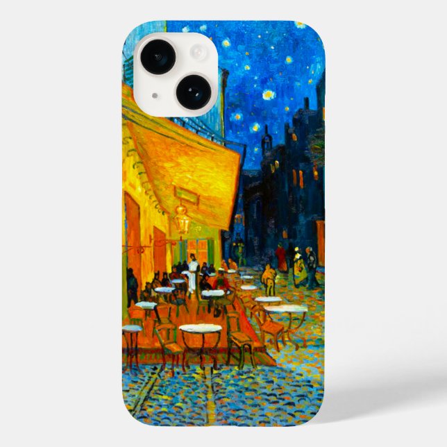 Coques Case-Mate iPhone Café Van Gogh Terrasse en soirée (Verso)