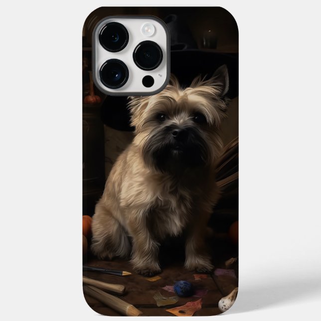 Coques Case-Mate iPhone Cairn Terrier Citrouilles Halloween effroi (Verso)