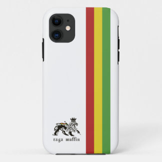 Etui iPhone Case-Mate Caisse blanche d'Iphone 5 de rayure de Rasta