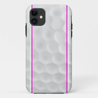 Coque Case-Mate Pour iPhone Caisse blanche rose d'Iphone 5 de boule de golf